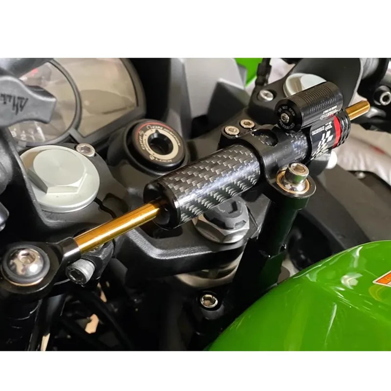 สำหรับ Kawasaki 500 2024 - ชุด - Steering Damper Stabilizer Kit Cnc บทวิจารณ์และราคา