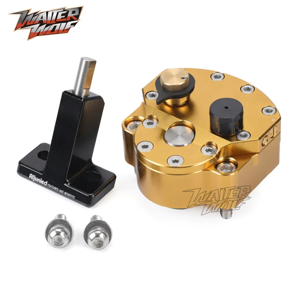 ตัวยึดกันสะเทือนพวงมาลัยรถจักร - Steering Damper Stabilizer Kit Cnc บทวิจารณ์และราคา
