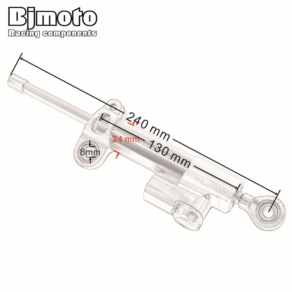 BJMOTO พวงมาลัยรถจักรยานยนต์ D - Steering Damper Stabilizer Kit Cnc บทวิจารณ์และราคา
