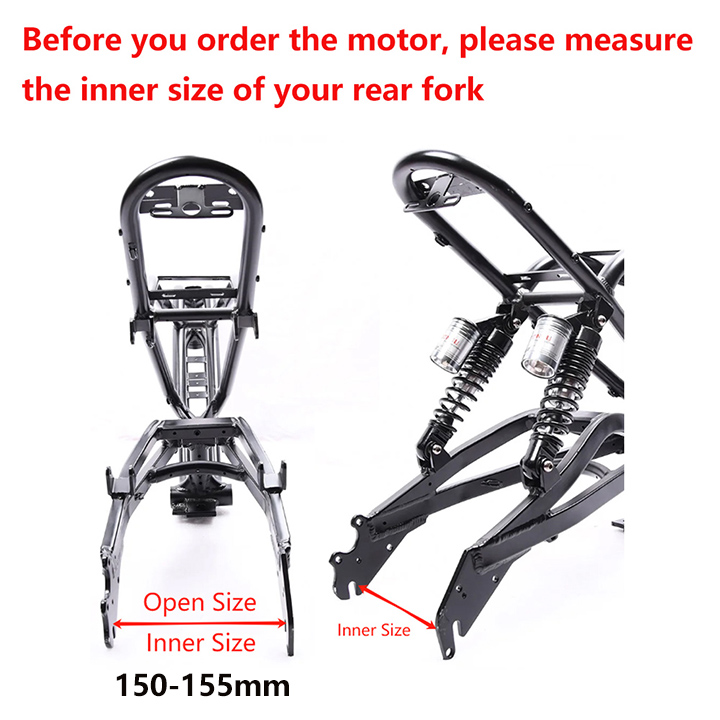 มอเตอร์ฮับหลังสำหรับจักรยานไฟฟ - 60V 5000W Brushless Hub Motor บทวิจารณ์และราคา