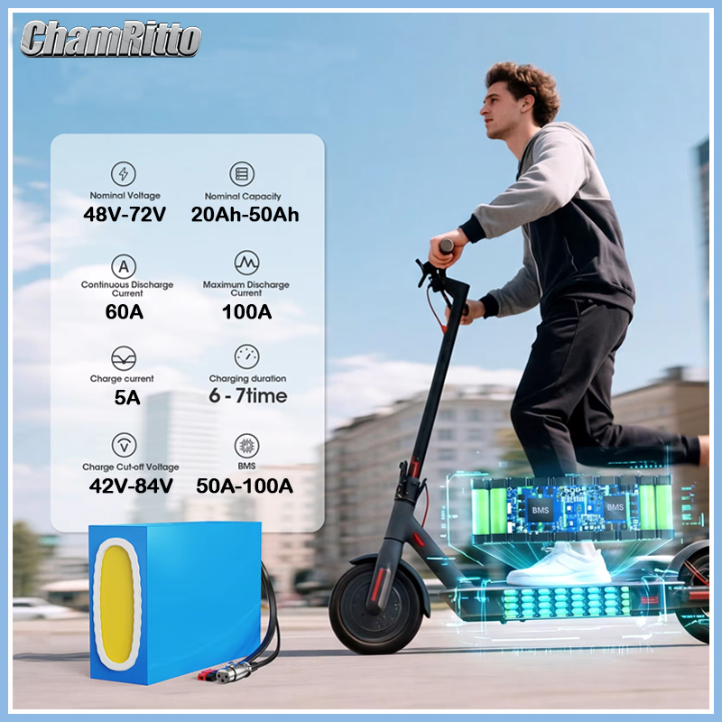 แบตเตอรี่ 48V 20ah 30ah 40ah 5 - 60V 30Ah 21700 Battery Pack บทวิจารณ์และราคา