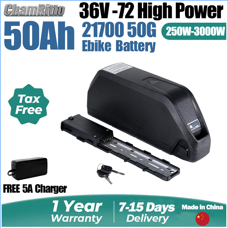 แบตเตอรี่จักรยานไฟฟ้า 48V 30AH - 60V 30Ah 21700 Battery Pack บทวิจารณ์และราคา